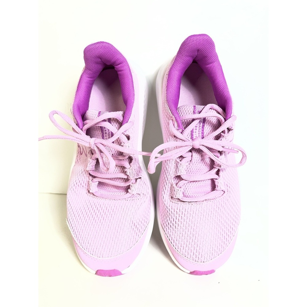 Under Armour Pink Athletic Running Shoes Sneakers Girls Youth Size 5.5Y